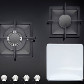 burner cover shown on gas stove
