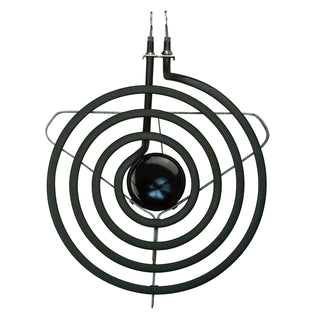 large style a coil element with 4 turns and delta bracket on white background