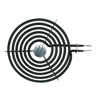 large style b coil element with 6 turns and y bracket on white background