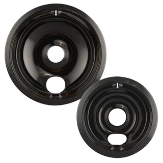 Style B Heavy Duty Black Porcelain Drip Bowls