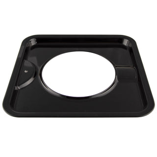 Style I Heavy Duty Porcelain Drip Pan black