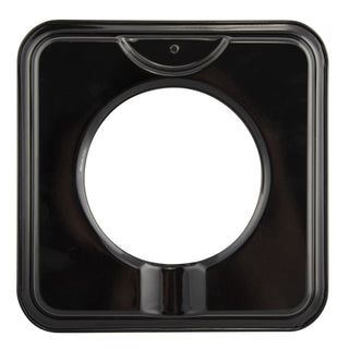 Style I Heavy Duty Porcelain Drip Pan black