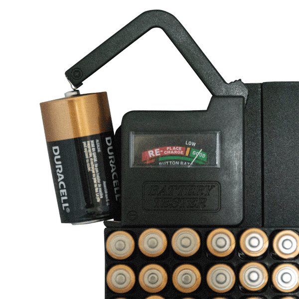 Range Kleen A5101BB 104+ Compartment Slim-Line Battery Organizer
