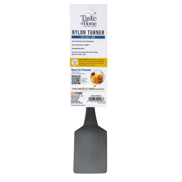 Taste of Home Nylon Turner Vented Charcoal Grey