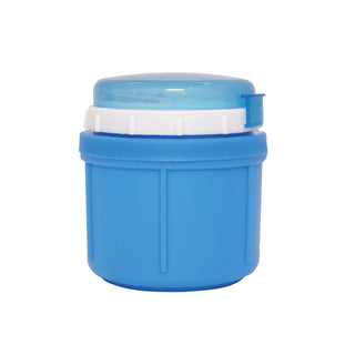 10 ounce blue food jar 