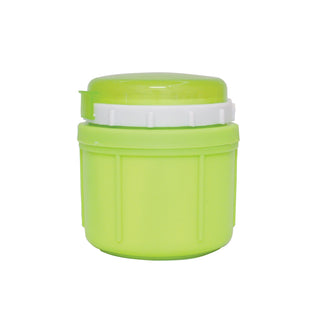 10 ounce green food jar