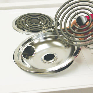 Inserting new Style A Heavy Duty Chrome Drip Bowls