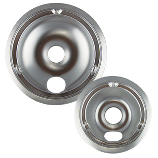 Style C Heavy Duty Chrome Drip Bowls