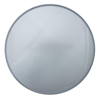 1 silver burner cover on white background