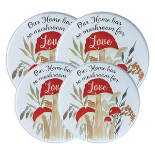 4 pack 2 small and 2 large white burner cover with our home has so mushroom for love red capped mushrooms textured burner covers