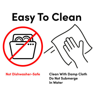 Instructions for cleaning the rectangle burner covers, indicating it is not dishwasher-safe and should be cleaned with a damp cloth.