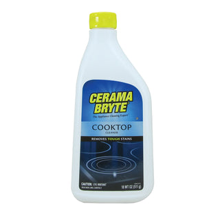 Ceramabryte cooktop cleaner 18 oz. on white background