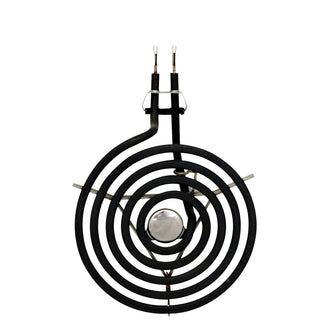 small style c coil element with 4 turns and y bracket on white background