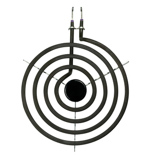 Large style a Large coil element with 4 turns and y bracket on white background