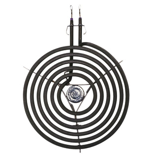 large style c coil element with 6 turns and y bracket on white background