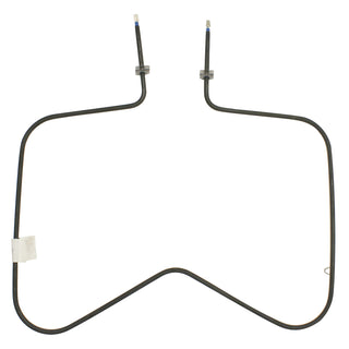 Heating element with two wires on a white background