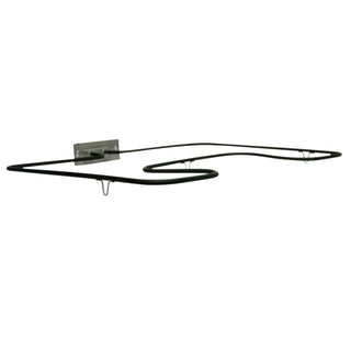profile view of Oven element on white background