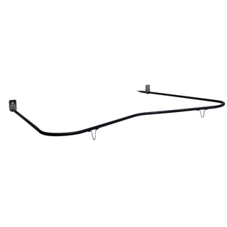 profile view of Oven element on white background