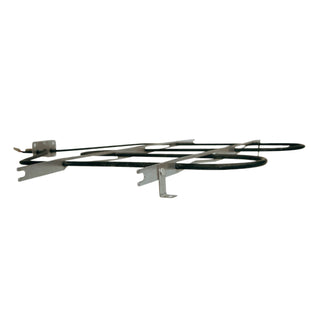 profile view of Oven element on white background