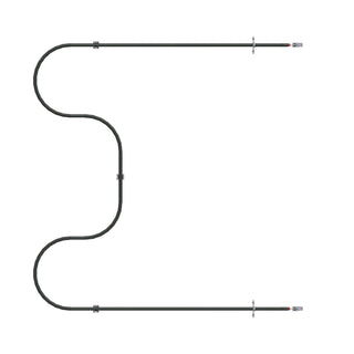 Oven element on white background