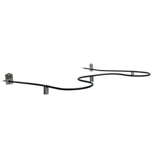 Profile view of Oven element on white background
