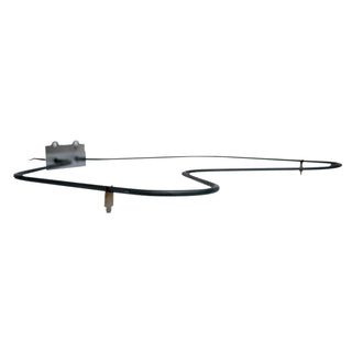 profile view of Oven element on white background
