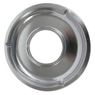 Front view of chrome drip pan