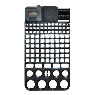 Battery storage organizer without batteries