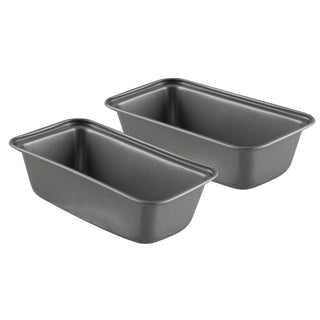 2 mini nonstick loaf pans