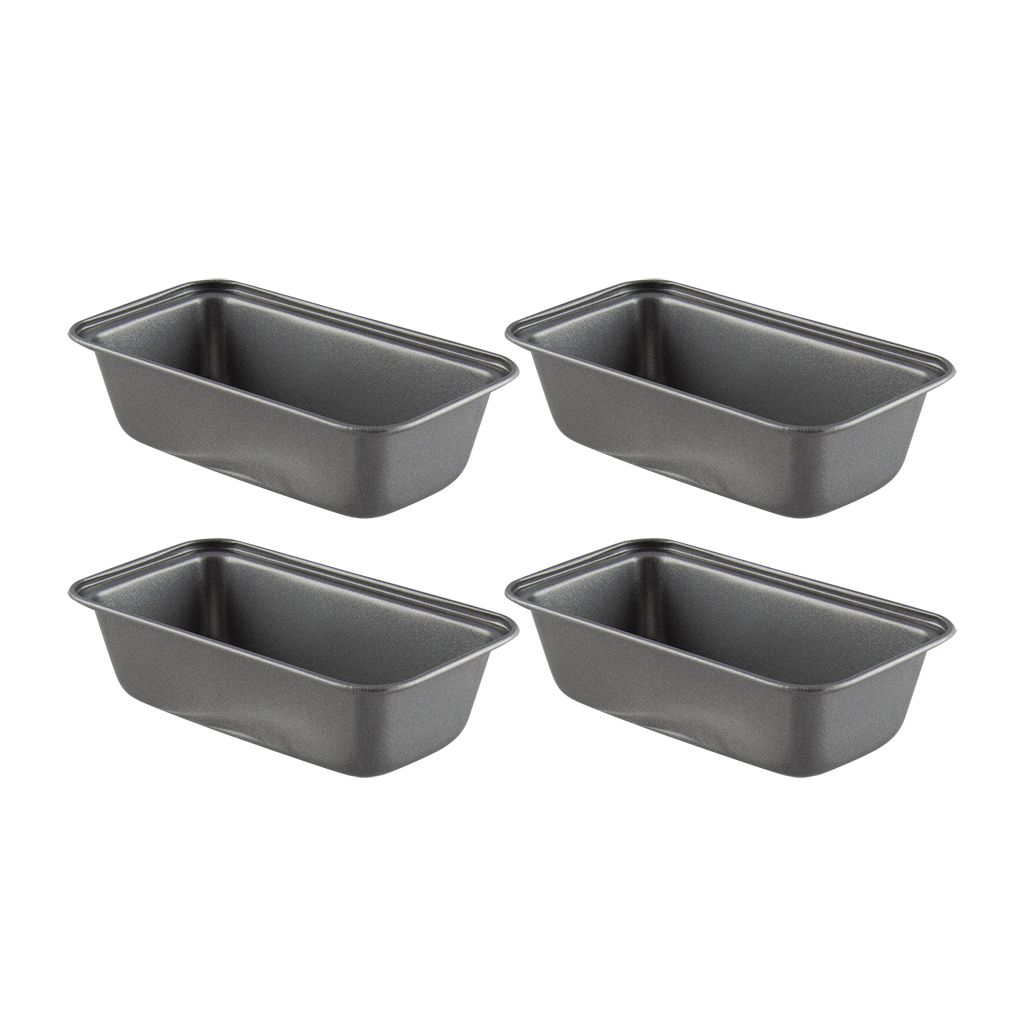 B10MLX2 4 Pack NonStick Mini Loaf Pan Range Kleen