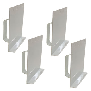 four pieces of cake saver gadget on white background
