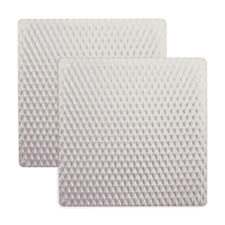 2 pack textured silverwave hot pads