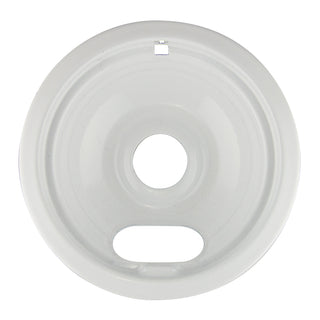 Style A Heavy Duty White Porcelain Drip Bowls