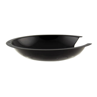 Style D Heavy Duty Black Porcelain Drip Pans