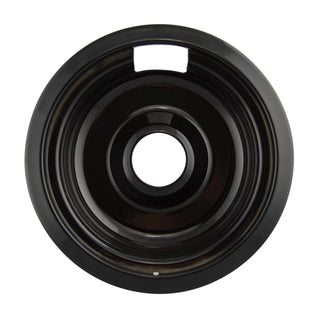 Style F Heavy Duty Black Porcelain Drip Bowls