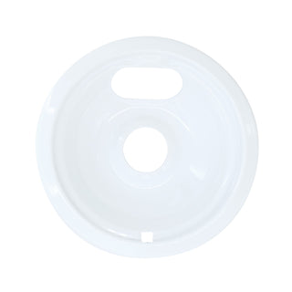 individual photo of white small drip bowl on white background