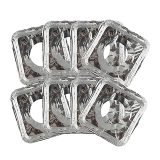 8-pack square foil liners for gas stove