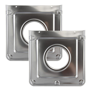 Style J Heavy Duty Chrome Drip Pan