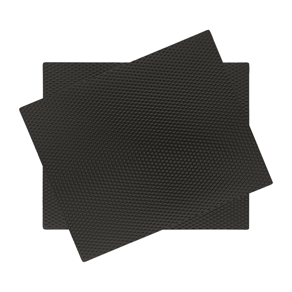 SM1417BLWRX2 2-Pack Black Matte Nonslip Counter Mat  14 x 17-Inches