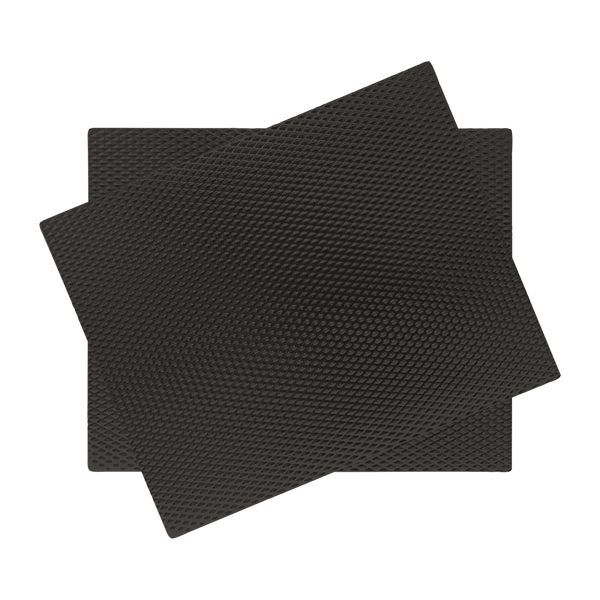 SM1417BLWRX2 2-Pack Black Matte Nonslip Counter Mat  14 x 17-Inches