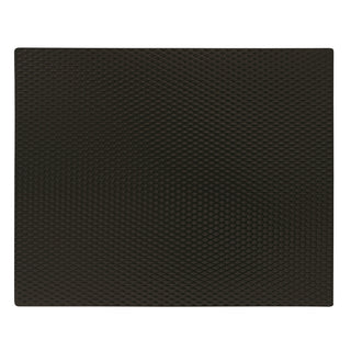 Black matte nonslip counter mat 17 x 20-inch