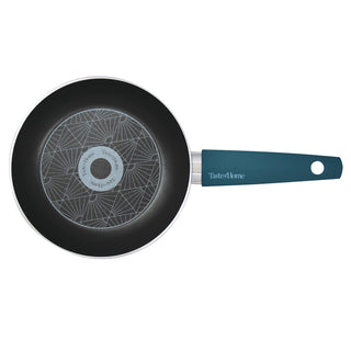 Taste of Home 8-inch nonstick aluminum skillet on white background