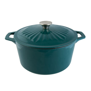 Taste of Home 5-Quart Enameled Cast Iron Dutch Oven w/Self-Basting Lid