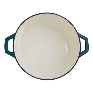 Taste of Home 7-Quart Enameled Cast Iron Dutch Oven top view