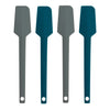 TG512AG4 4 Pack Silicone Mini Spatula in Sea Green and Ash Gray by Taste of Home