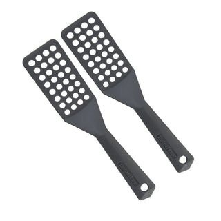 two taste of home vented nylon turners in charcoal gray