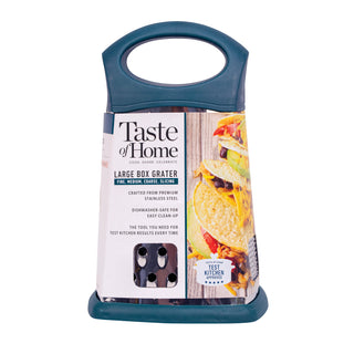 Taste of Home large box grater with packaging on a white background