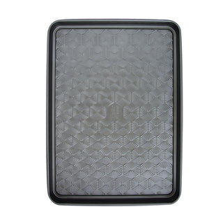 Taste of Home 18 x 13-inch nonstick metal baking sheet on white background