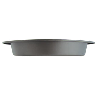 Taste of Home 9-inch nonstick round metal cake pan shown from profile