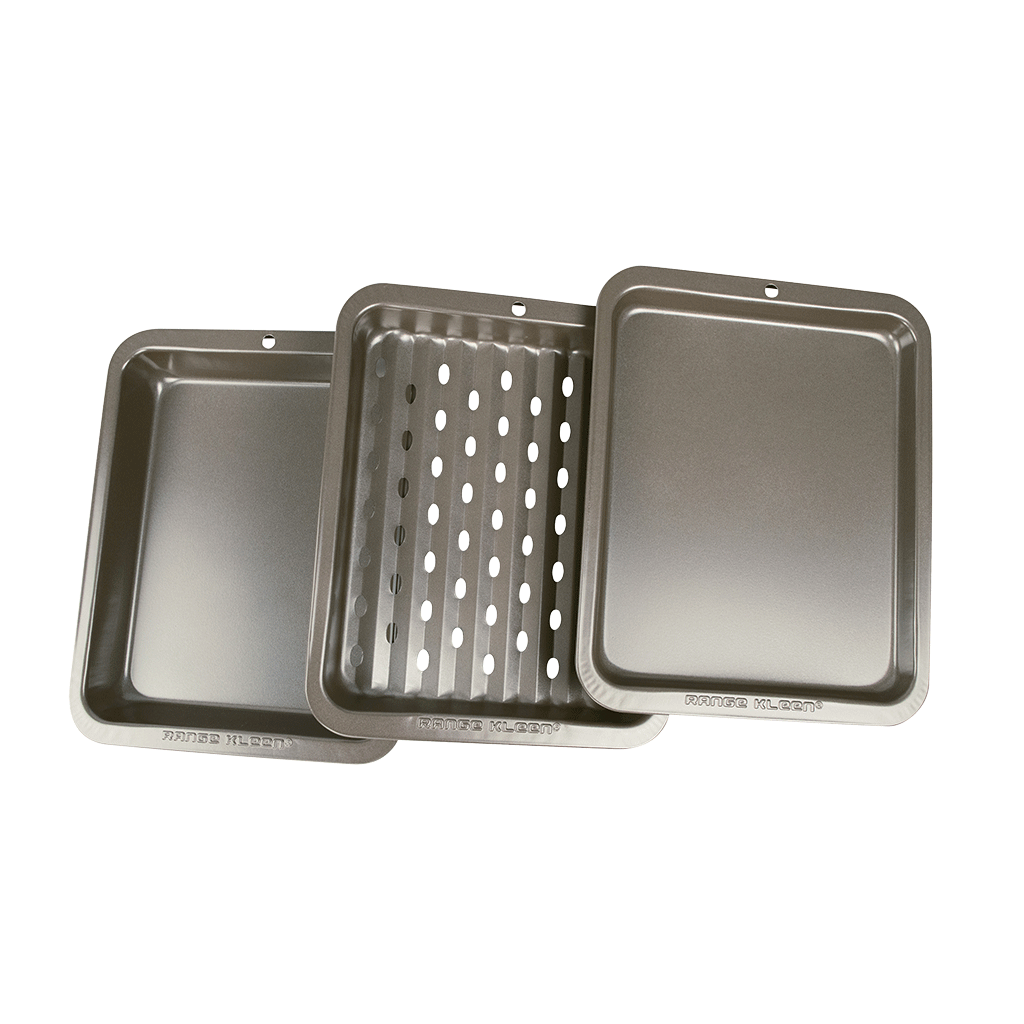 Nonstick Baking Sheet Tray Set of 3 - These Cookie Sheet Pans are